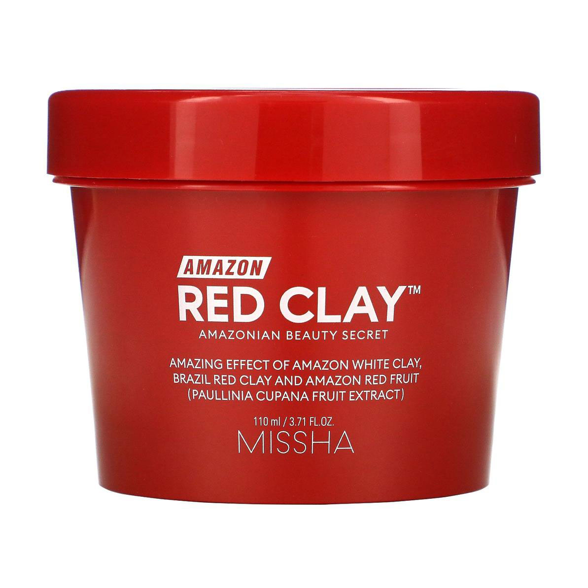 Маска для обличчя Missha Amazon Red Clay Pore Mask на основі червоної глини, 110 мл